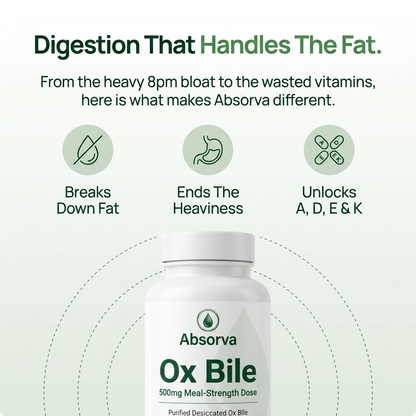Absorva® Ox Bile 500mg Capsules