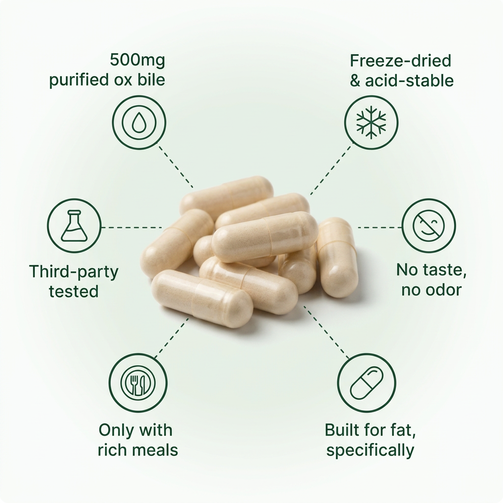 Absorva® Ox Bile 500mg Capsules