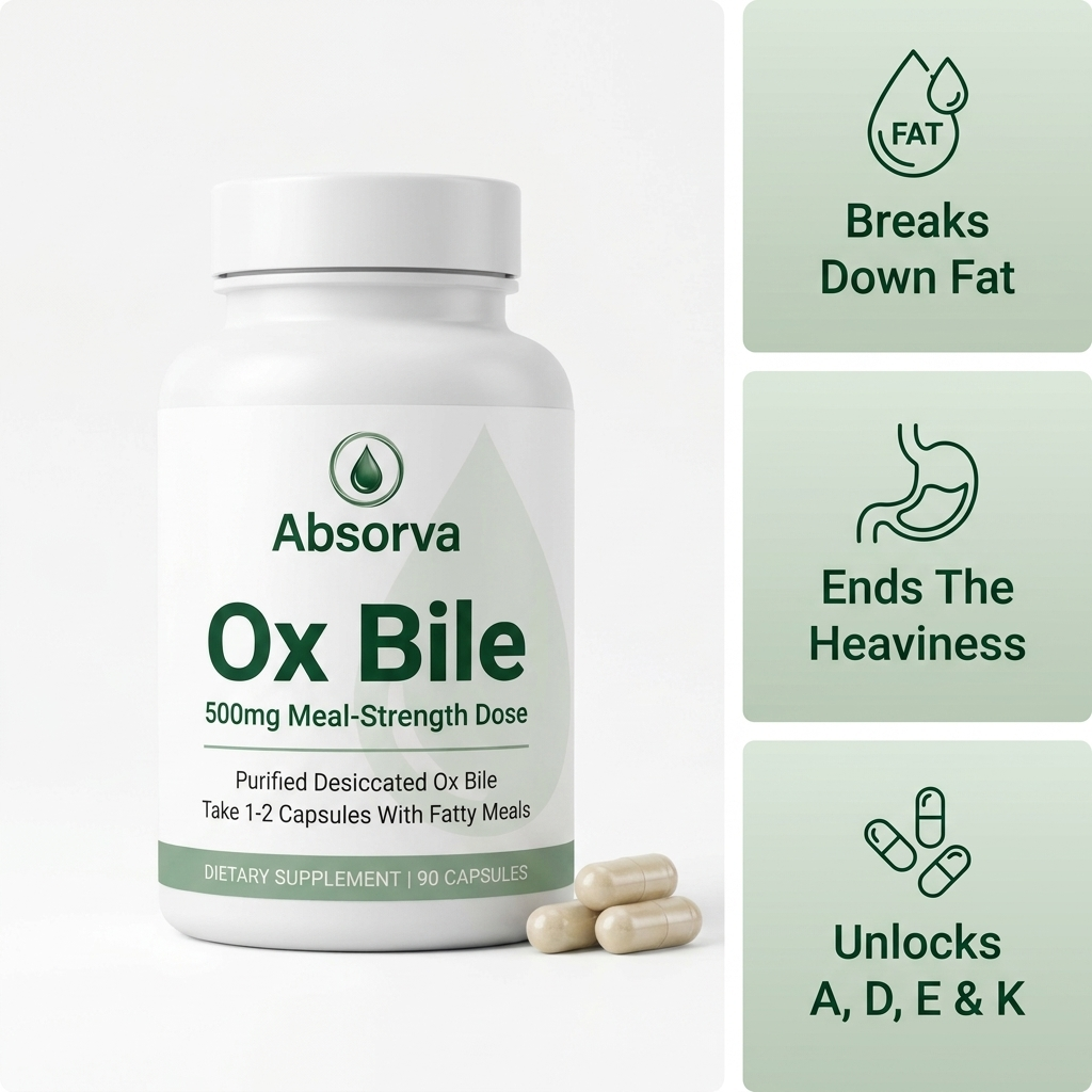 Absorva® Ox Bile 500mg Capsules