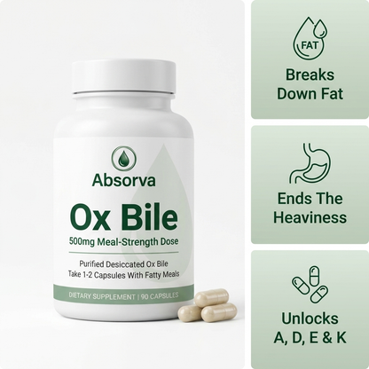 Absorva® Ox Bile 500mg Capsules